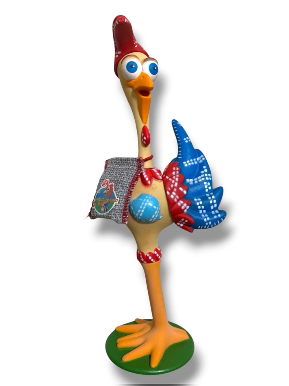 RARE 2009 Fazenda Reality Show Rooster Galo Mascot Vinyl Toy Figure Record TV PC